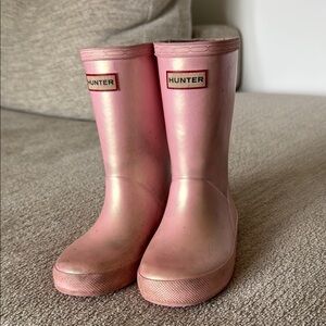 Hunter Blush Waterproof Boots